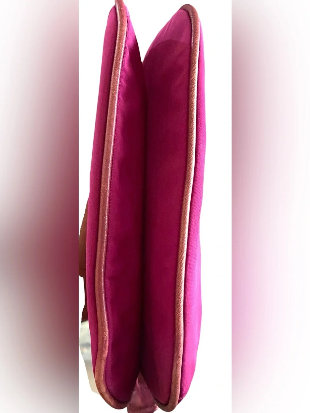 Tory Burch fuchsia Crossbody Bag with gold toned accents